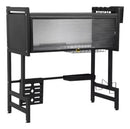 Gray helmet for bikers