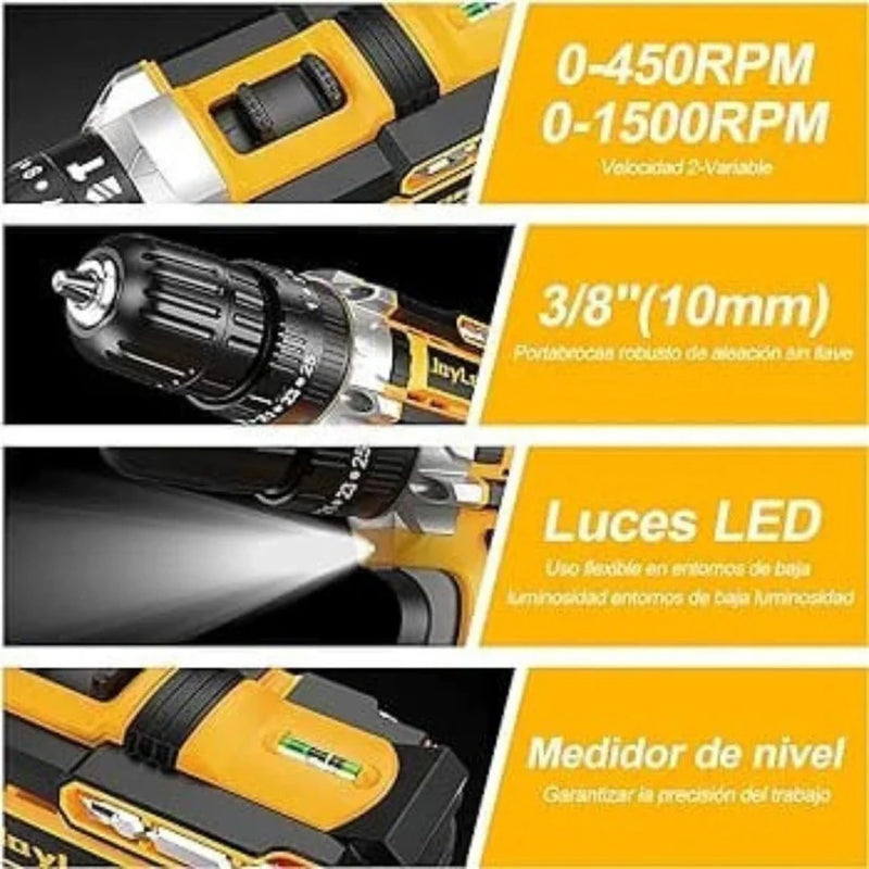 KIT TALADRO DEWALT DE ALTO IMPACTO