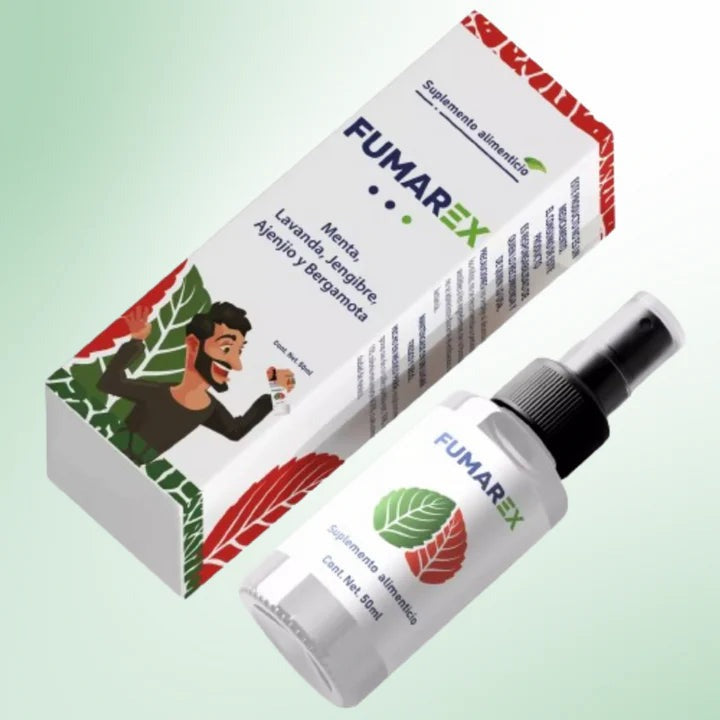 Fumarex® | 2X1 Spray Natural Para Dejar De Fumar 🚭