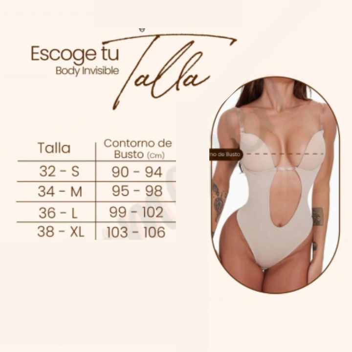 BODYSUIT INVISIBLE + ENVÍO GRATIS