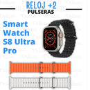 Reloj Inteligente S8 Ultra Pro +2 PULSERAS DE REGALO